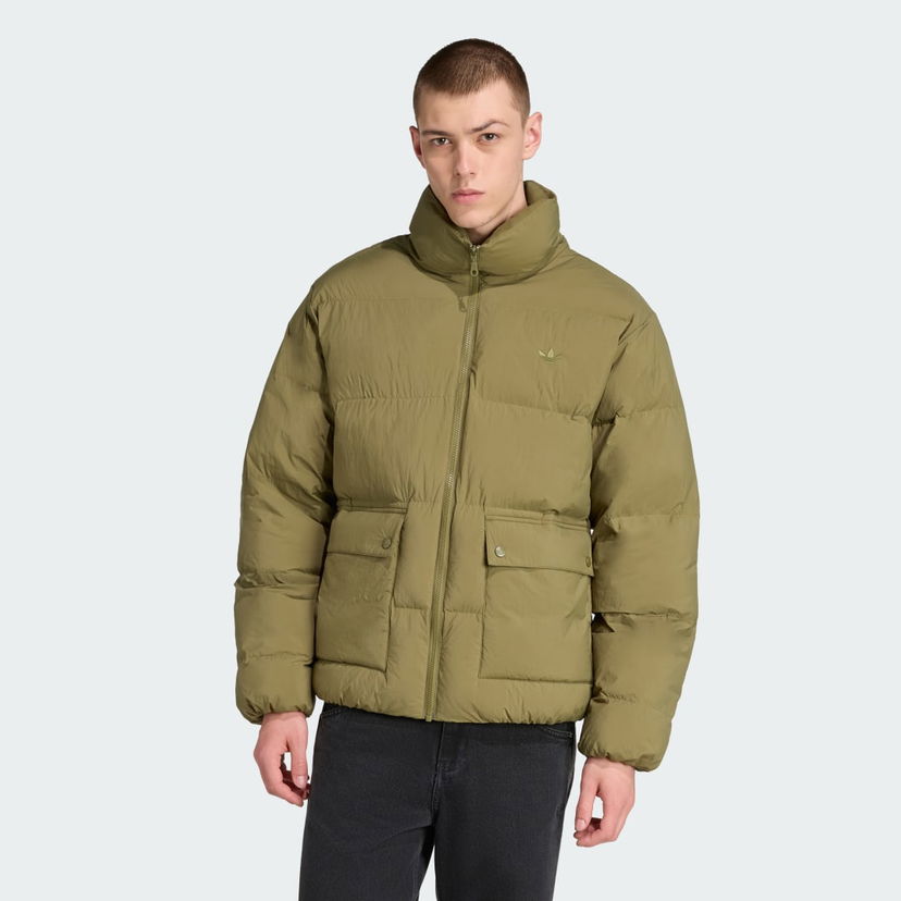 Пуховик adidas Originals adidas Originals Faux Down Puffer Jacket Зелений | JW5817
