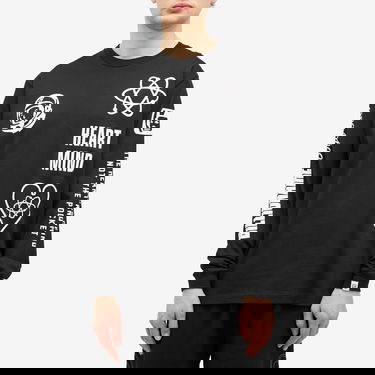 Футболка BILLIONAIRE BOYS CLUB Multi Print Long Sleeve T-Shirt чорний | B24456-BLK, 2
