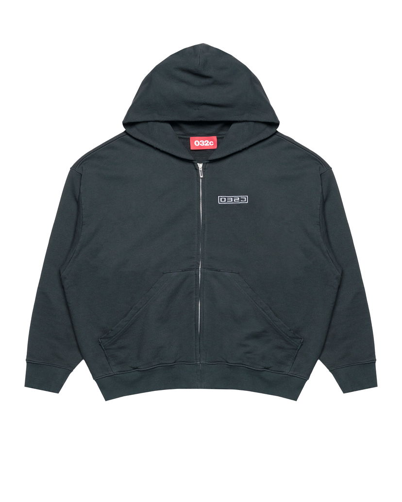 Світшоти 032C 032c "Routine" Zip-Up Hoodie чорний | S25-URC-0841-050