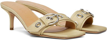 Аксесуари Aeyde Aeyde Ilvy Eyelet Grosgrain Mules бежевий | A11-HS-GAIS55TB188-SS25-957-069, 3