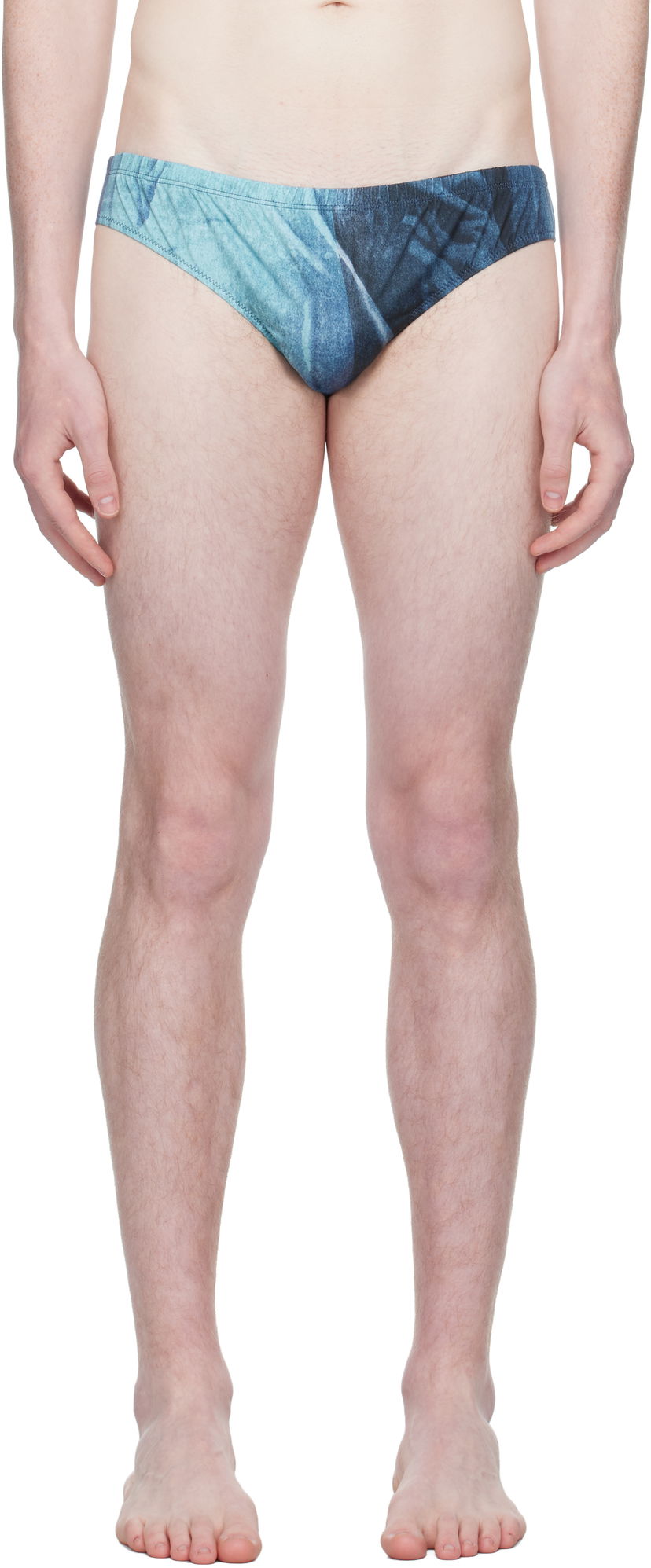 Купальники Jean Paul Gaultier Jean Paul Gaultier Printed Swim Briefs Синій | 25/03-M-SW064-J010P-5557