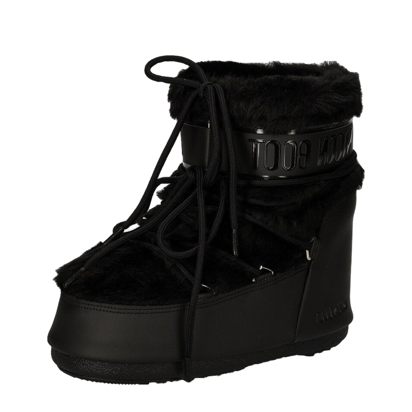 Кросівки та взуття Moon Boot MB ICON LOW FAUX FUR Boots чорний | 80D1409390.N001