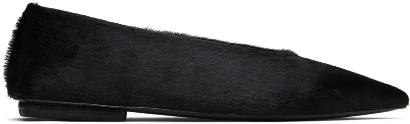 Кросівки та взуття Marsèll Marsell Ago Short Hair Ballerina Flats чорний | MW8160 P028
