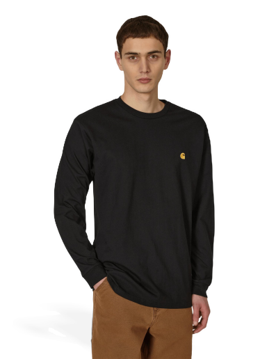Футболка Carhartt WIP Chase Longsleeve чорний | I026392 00F.XX