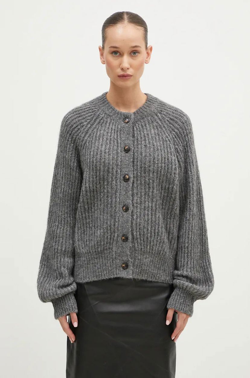 Cветр Samsoe Samsoe Crewneck Sweater Сірий | F24300040