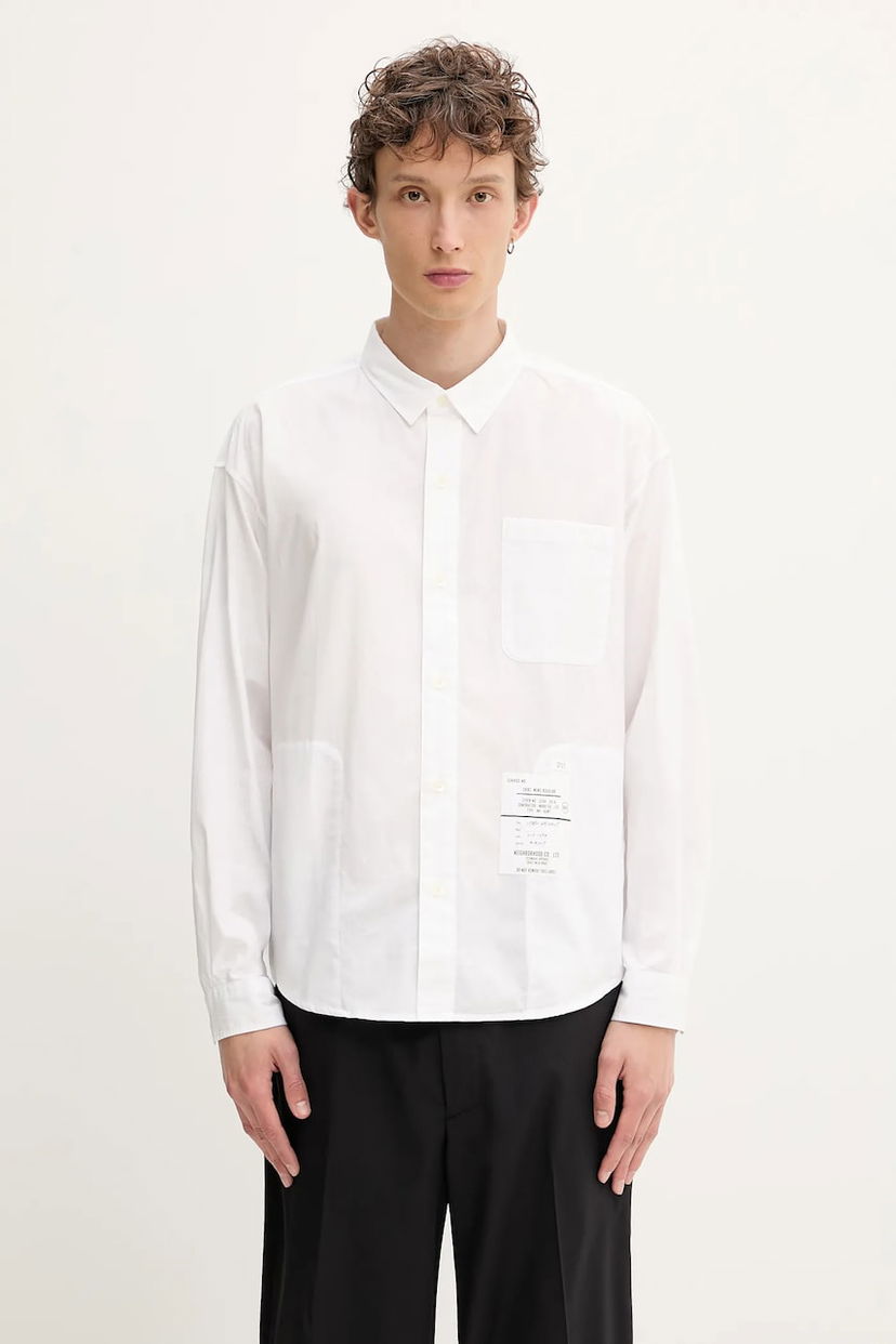 Сорочка Neighborhood NEIGHBORHOOD Plain Shirt Ls Regular Fit білий | 251SPNH.SHM03