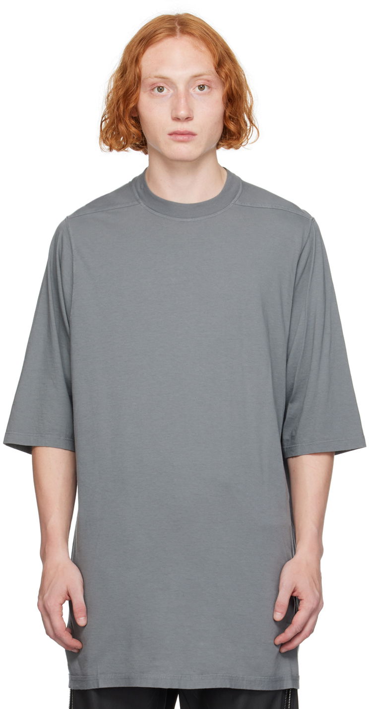 Футболка Rick Owens Jumbo T-Shirt Сірий | DU02D2274 RN