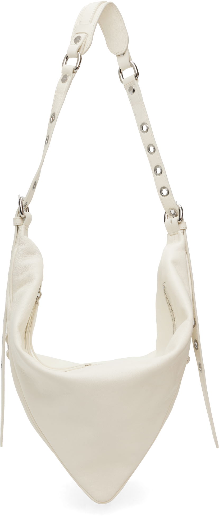 Сумка BY FAR BY FAR Trayana Washed Leather Shoulder Bag білий | MWBSB063LL034WH020PL