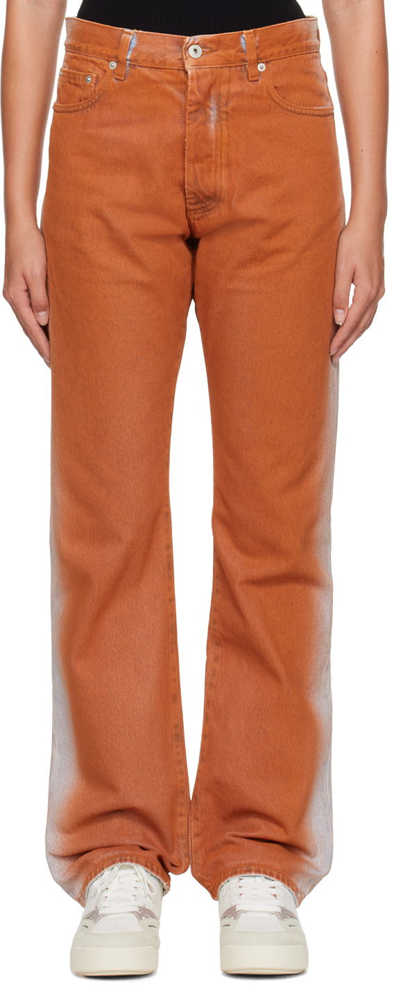 Джинси HERON PRESTON Heron Preston Gradient Jeans Помаранчевий | HMYA011S23DEN0052240