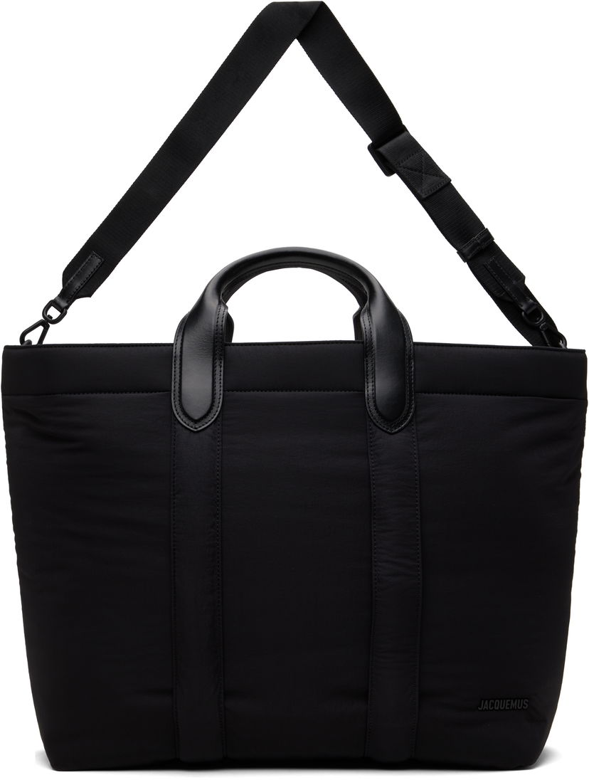 сумка-тоут Jacquemus JACQUEMUS La Croisière 'The Bambino Shopper' Tote чорний | 25E255BA423-3174