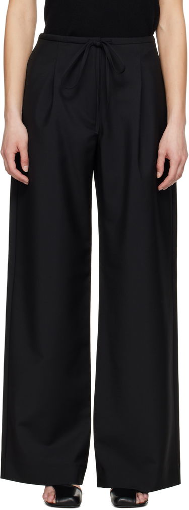 Штани Róhe Róhe Relaxed Drawstring Trousers чорний | 415-30-007, 0