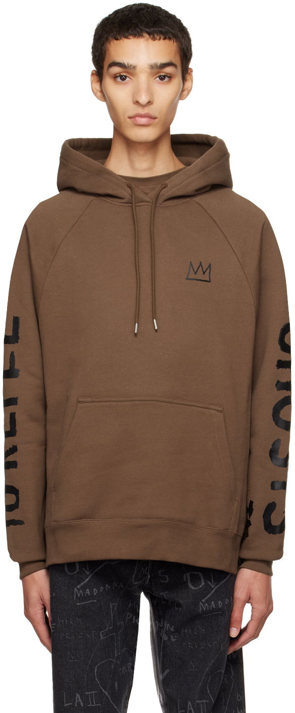 Світшоти Études Études Jean-Michel Basquiat Racing Self-Portrait Hoodie Коричневий | H22MC270OC11BR