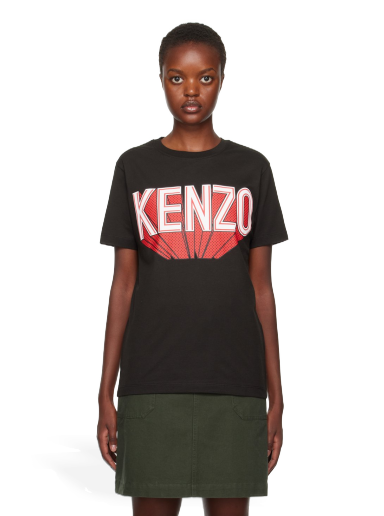 Футболка KENZO Paris 3D T-Shirt чорний | FD62TS0794SO