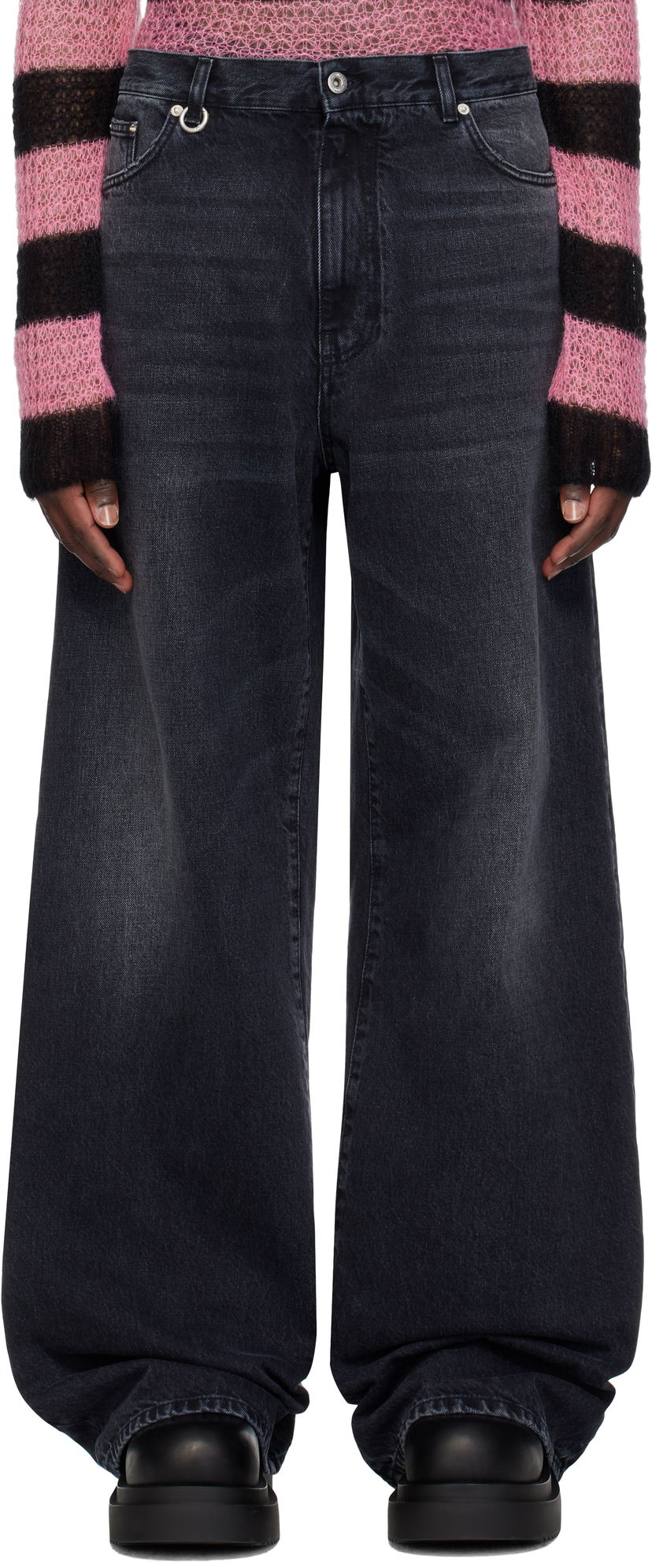 Джинси We11done We11done Oversized Jeans чорний | WD-DP0-25-397-M-BK