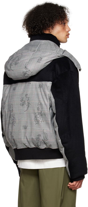 Пуховик Feng Chen Wang Feng Chen Wang Houndstooth Down Jacket Різнокольоровий | FUF14JK08, 2