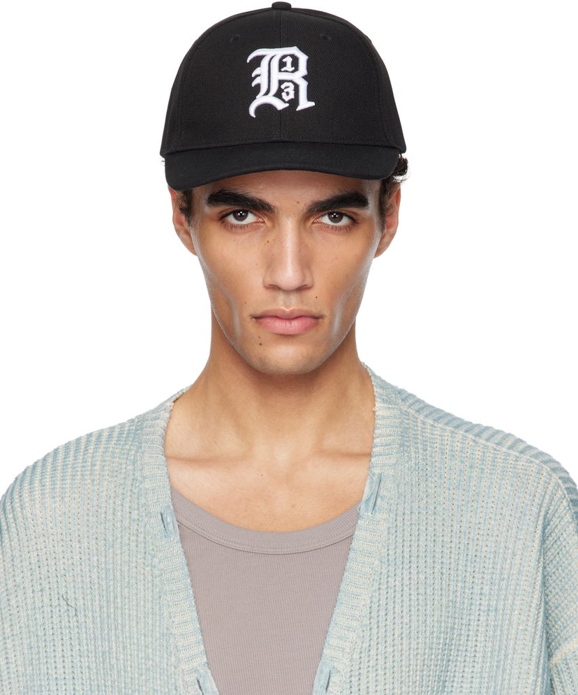 Кепка R13 R13 Baseball Cap with Logo чорний | R13WA022-A001