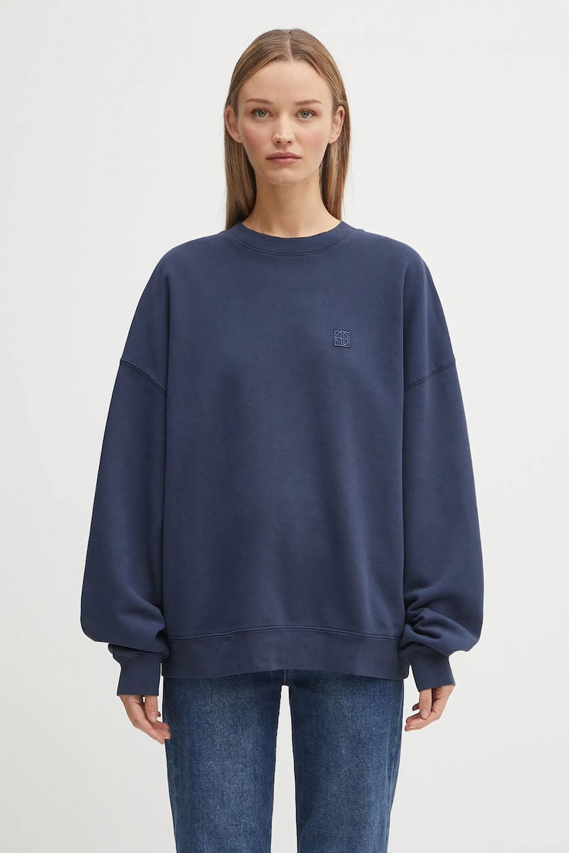 Світшоти Anine Bing Anine Bing Miles Sweatshirt темно-синій | A.08.11205