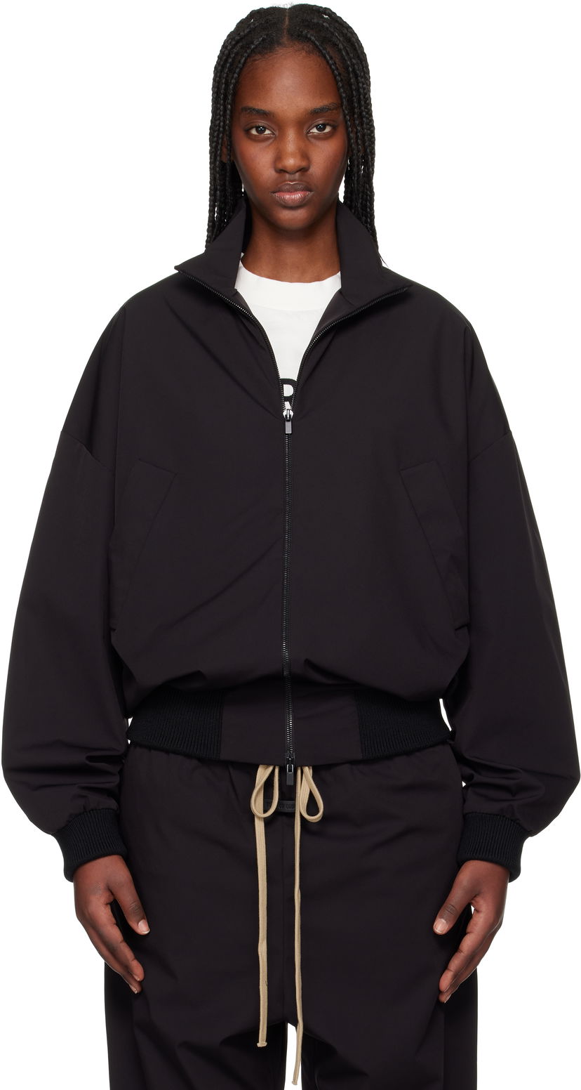 Куртка бомбер Fear of God Fear of God Nylon Track Jacket чорний | FGE230-327PON