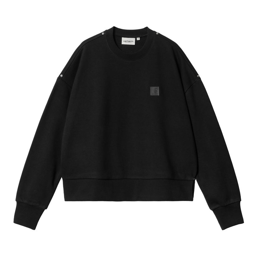 Світшоти Carhartt WIP Black Relaxed Fit Crewneck Sweatshirt чорний | I034373_8