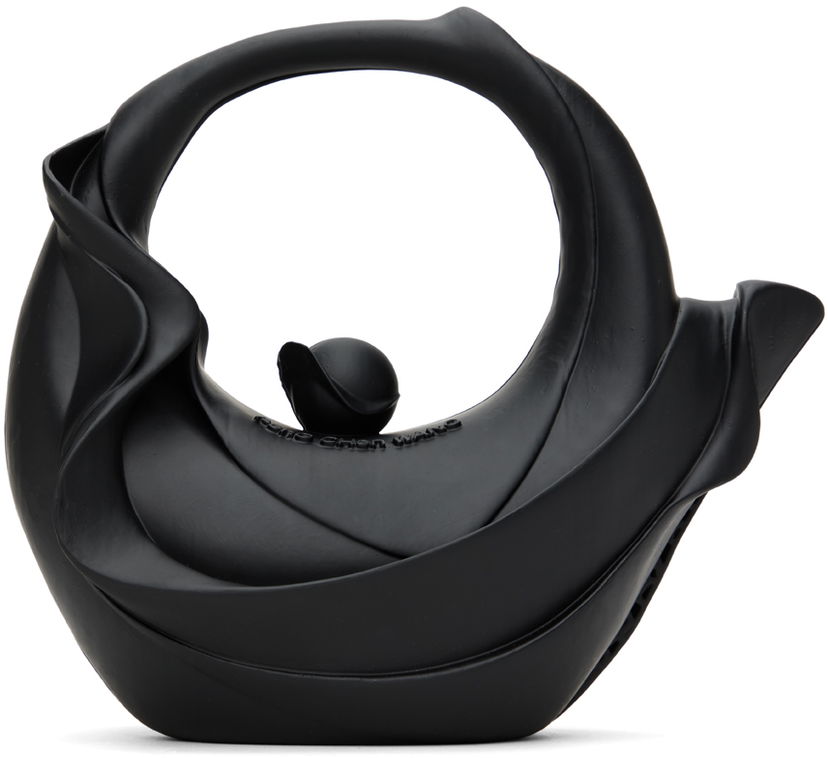 Сумочка Feng Chen Wang Feng Chen Wang 3D Chahu Sculptural Handle Bag чорний | FUF18AC21