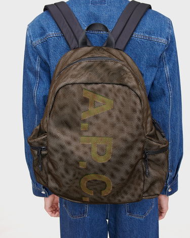 Рюкзак A.P.C. SAC A DOS TECH REBOUND Зелений | PSAEU-H62242-TCA, 2
