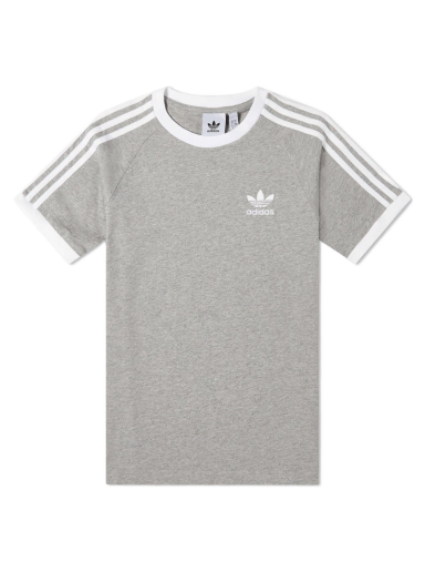 Футболка adidas Originals 3 Stripe Tee Сірий | IA4848