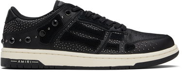 Кросівки та взуття AMIRI AMIRI Crystal Studded Skel Top Low чорний | AMFOSR1170, 0