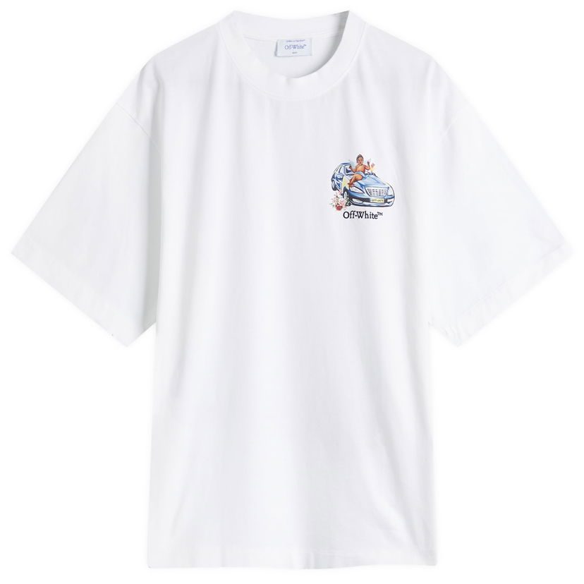 Футболка Off-White Off-White Fresco Arrow Skate T-Shirt, Size Large білий | OMAA120S25JER0030110