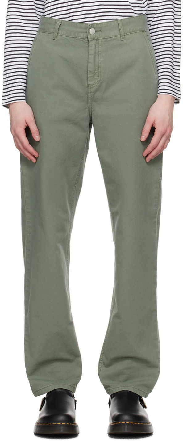 Штани Carhartt WIP Work In Progress Pierce Trousers Зелений | I026588 1YFGD