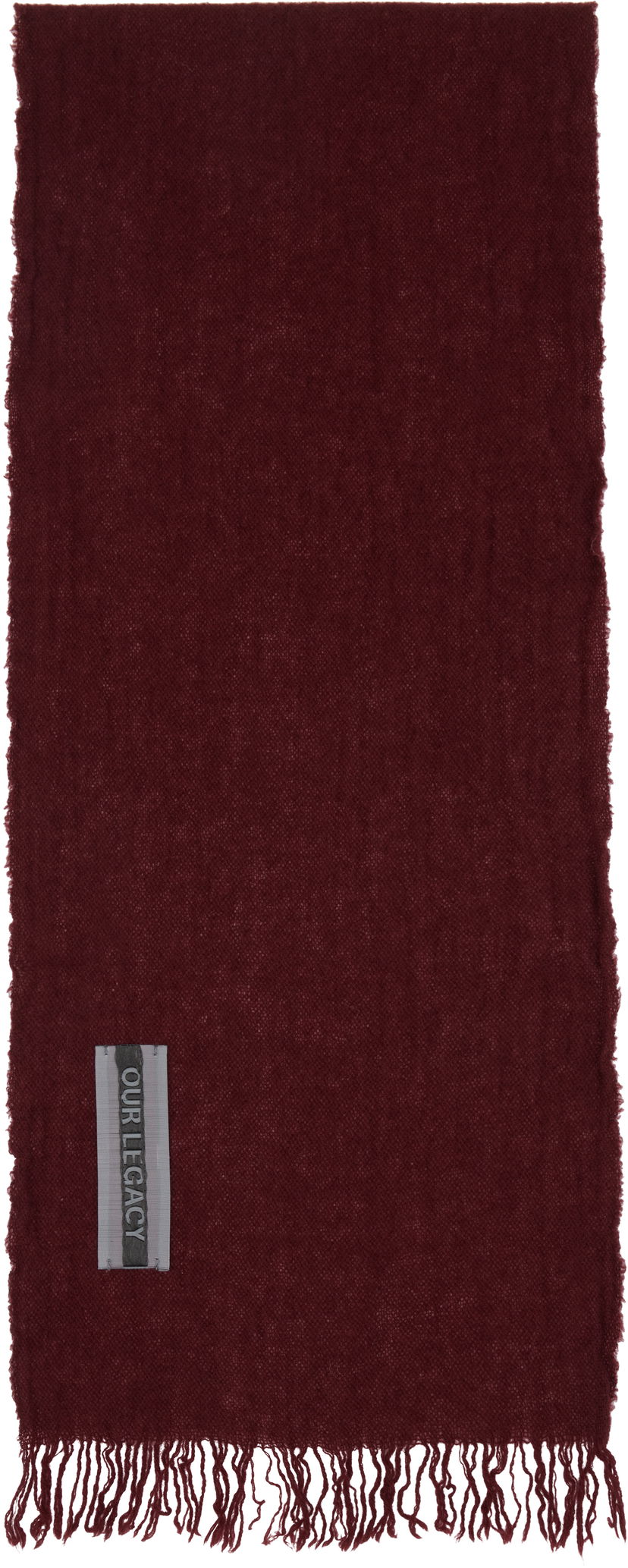 Шарф OUR LEGACY Our Legacy Cottage Scarf Бордовий | A4258CCM