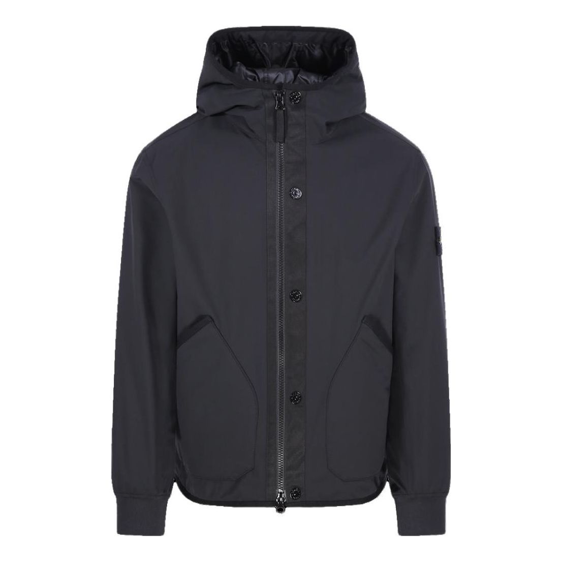 Вітровка Stone Island Shell R Hooded Jacket чорний | 791541027-V0029, 0