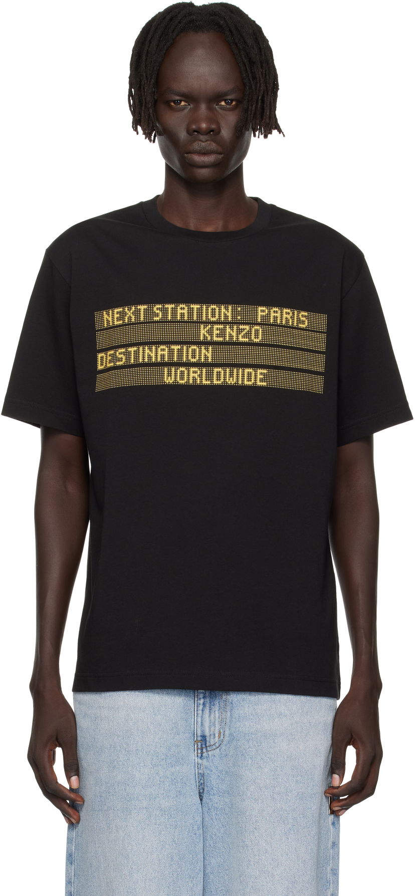 Футболка KENZO Kenzo Paris 'KENZO City' T-Shirt чорний | FF65TS2574SG
