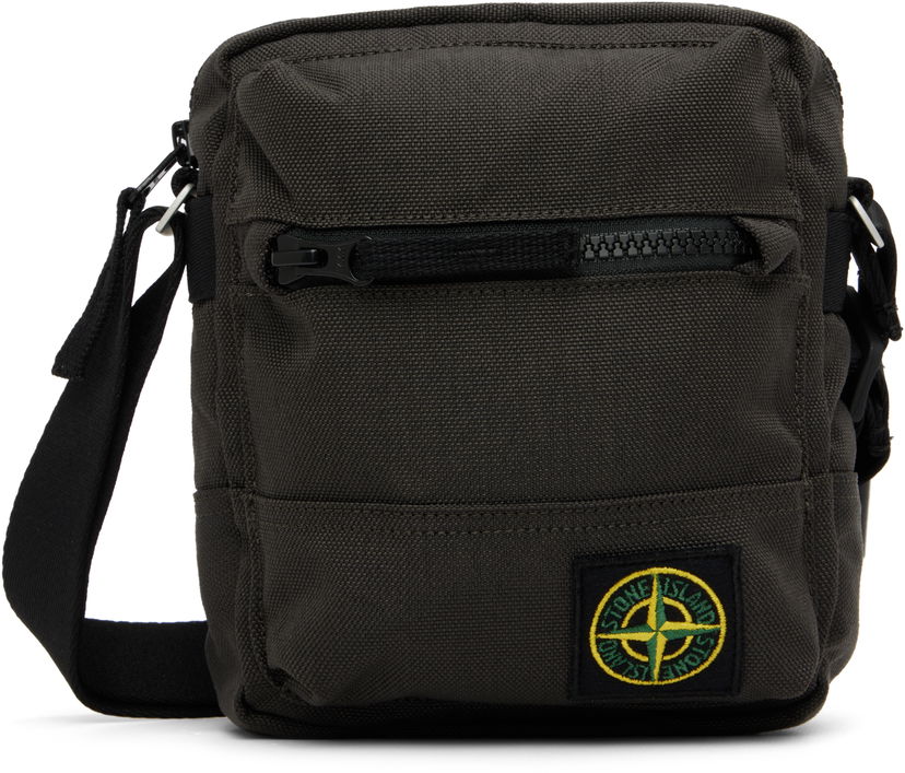 Сумка Stone Island Resin Treated CORDURA 1500 Crossbody Pouch Зелений | K2S15 9200011 S0075