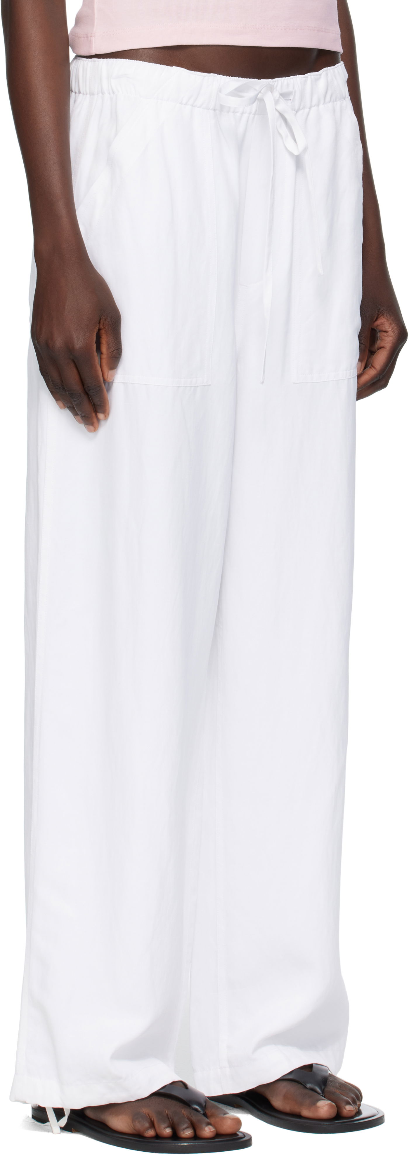Штани rag & bone rag & bone Adina Beach Trousers білий | WAW25P70082908, 1