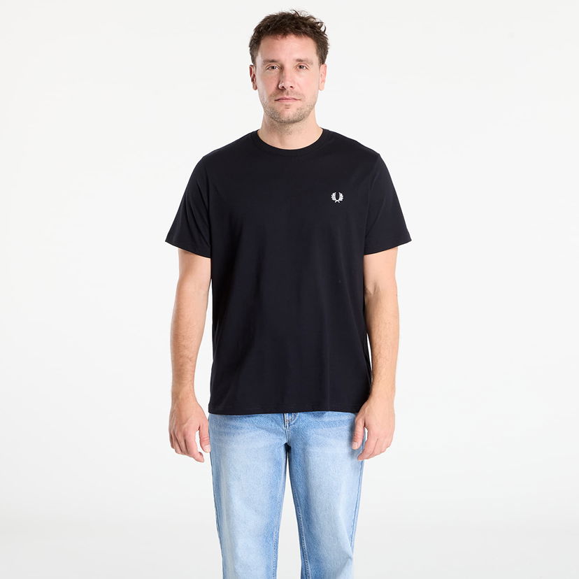 Футболка Fred Perry Fred Perry Crew Neck T-Shirt чорний | M1600V 102