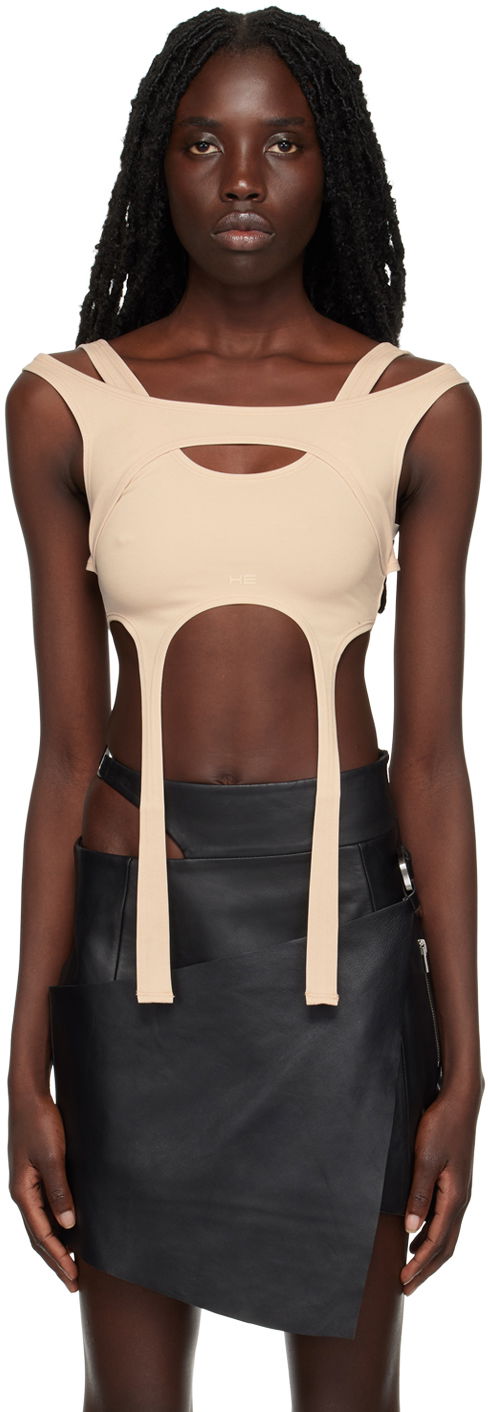 Безрукавка HELIOT EMIL Harness Tank Top бежевий | HE_W_13_005_P03_BE16