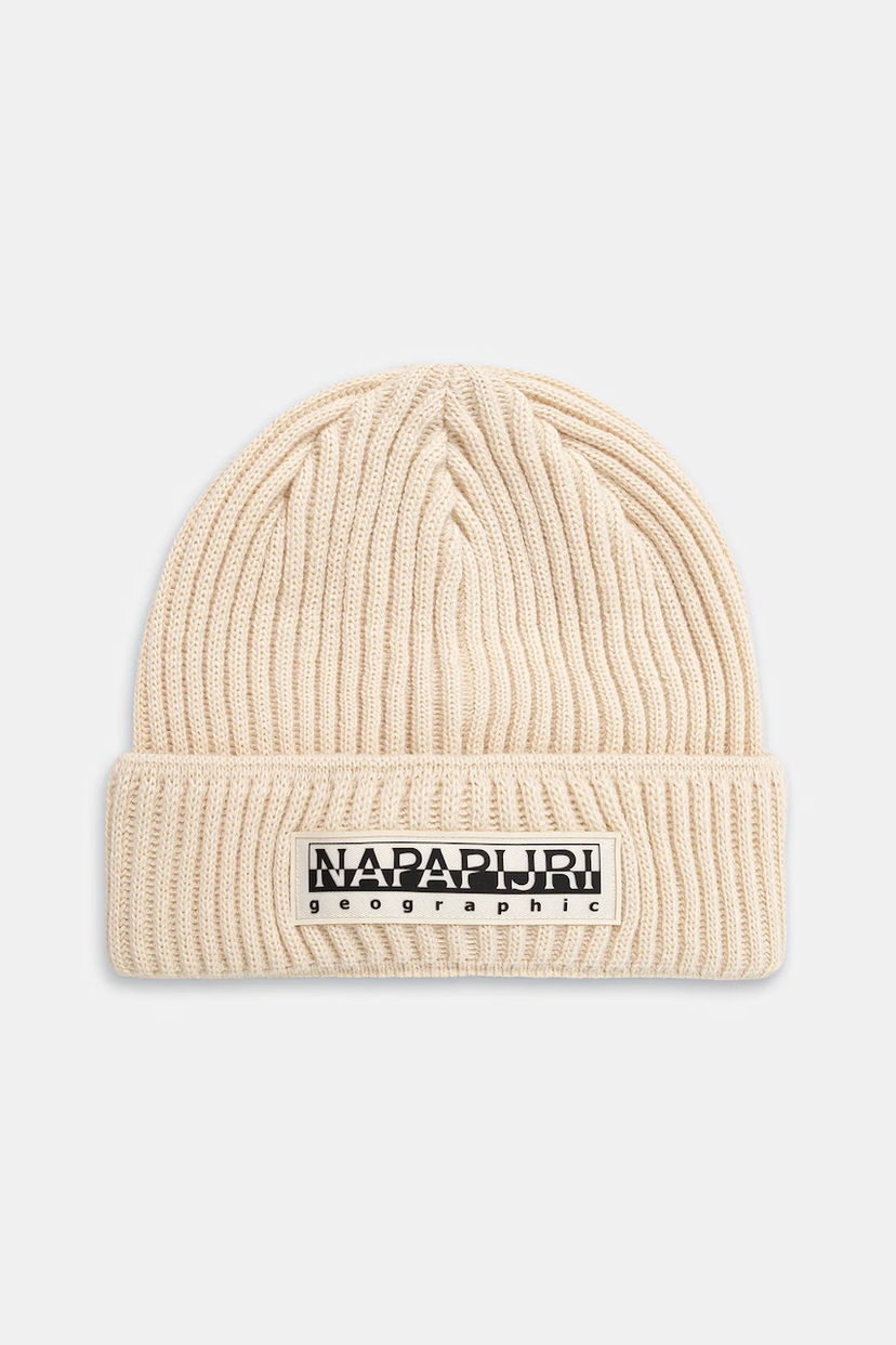 Шапка Napapijri Napapijri F-Vispa Beanie бежевий | NP0A4HXMN1J1