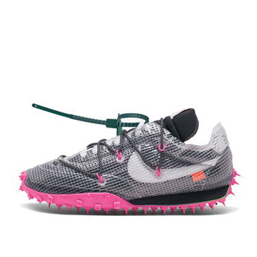 Кросівки та взуття Nike Off-White x Waffle Racer "Black Fuchsia" Різнокольоровий | CD8180-001, 4