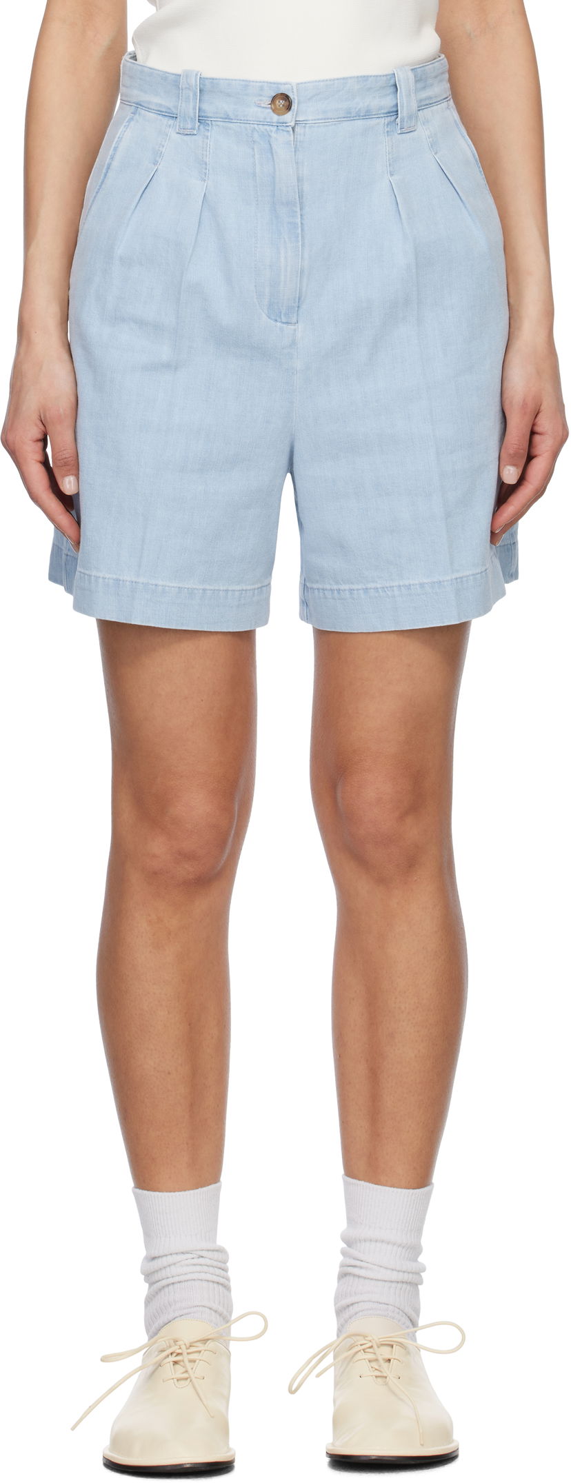 Шорти A.P.C. A.P.C. Nola Denim Shorts Синій | COGXX-F10201