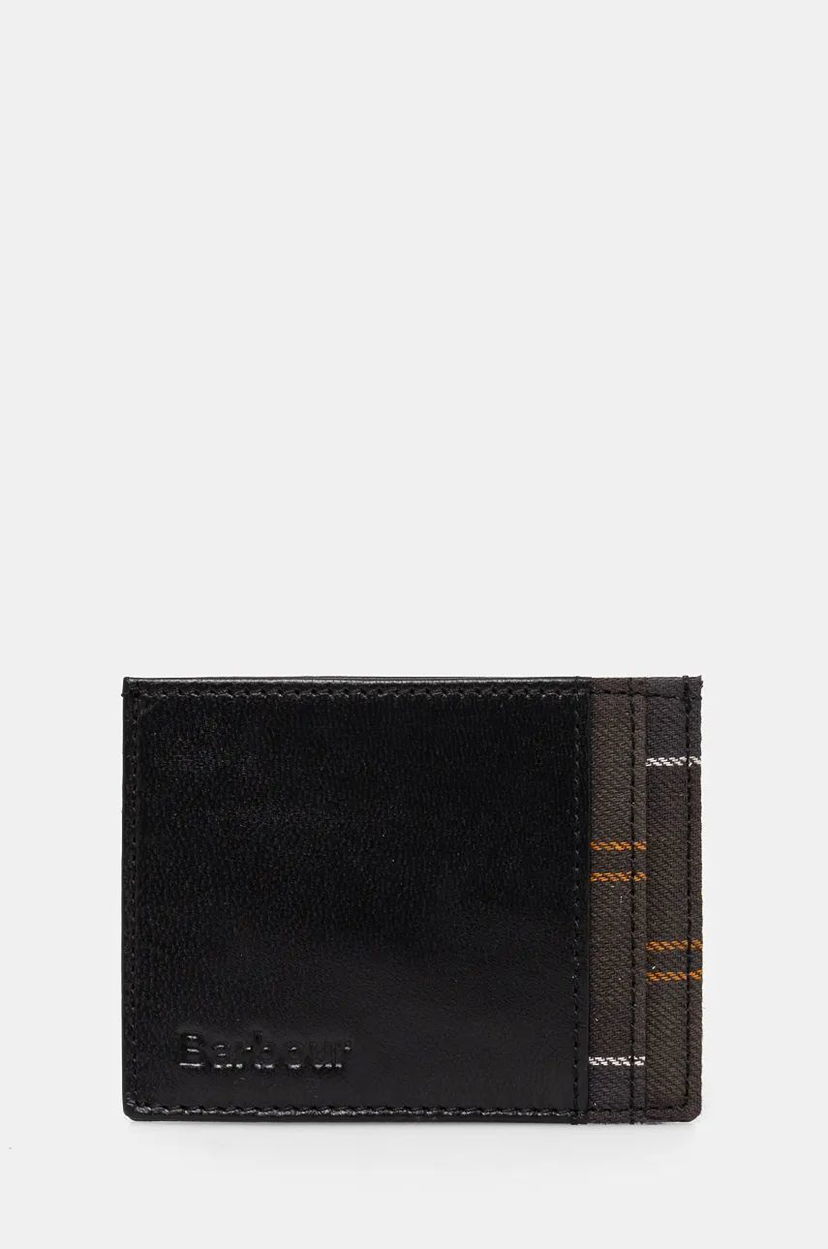 Гаманець Barbour Leather Card Holder чорний | MGS0073