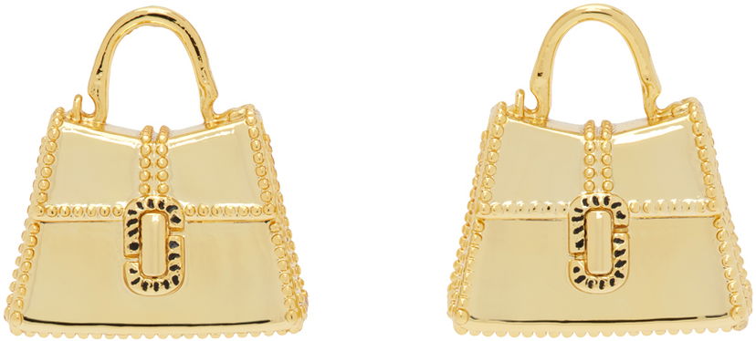 Сережки Marc Jacobs Marc Jacobs 'The St. Marc' Handbag Earrings Металік | 2R3JER001J84