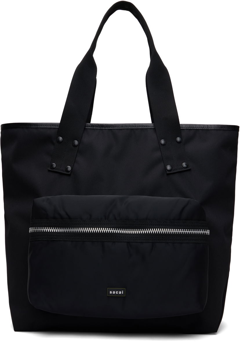 сумка-тоут sacai Sacai Pocket Large Tote чорний | 25-0934S