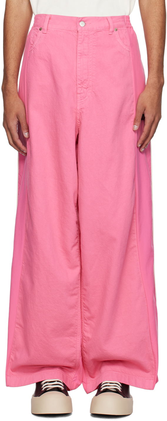 Штани Ambush AMBUSH Paneled Jeans Рожевий | BMYB010S23DEN0013200