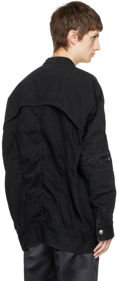Куртка We11done We11done Bomber Denim Jacket чорний | WD-DJ3-21-331-U-BK, 2