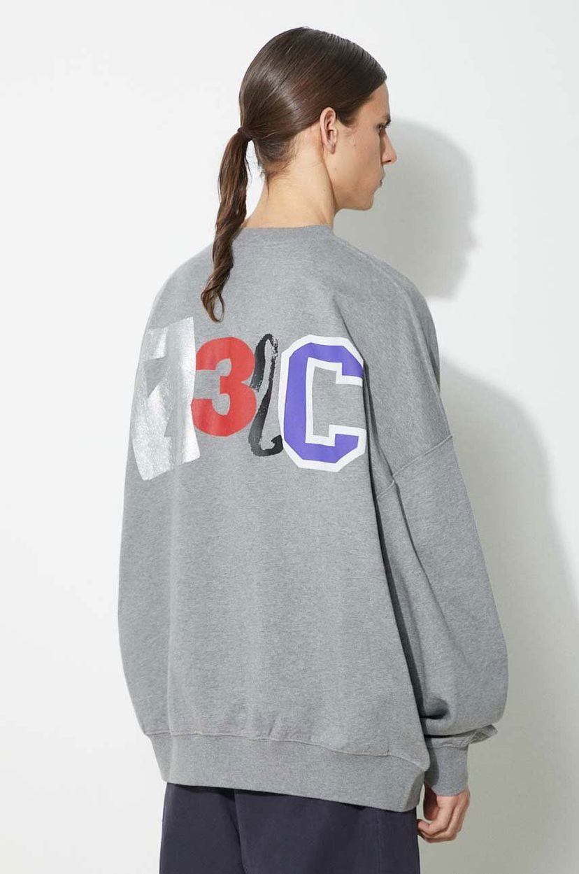Світшоти 032C Mutli-Media' Bubble Sweatshirt With Print Сірий | SS24.C.2022