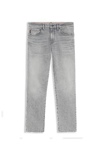 Джинси BOSS Maine Regular-Fit Comfort-Stretch Jeans Сірий | 50544654