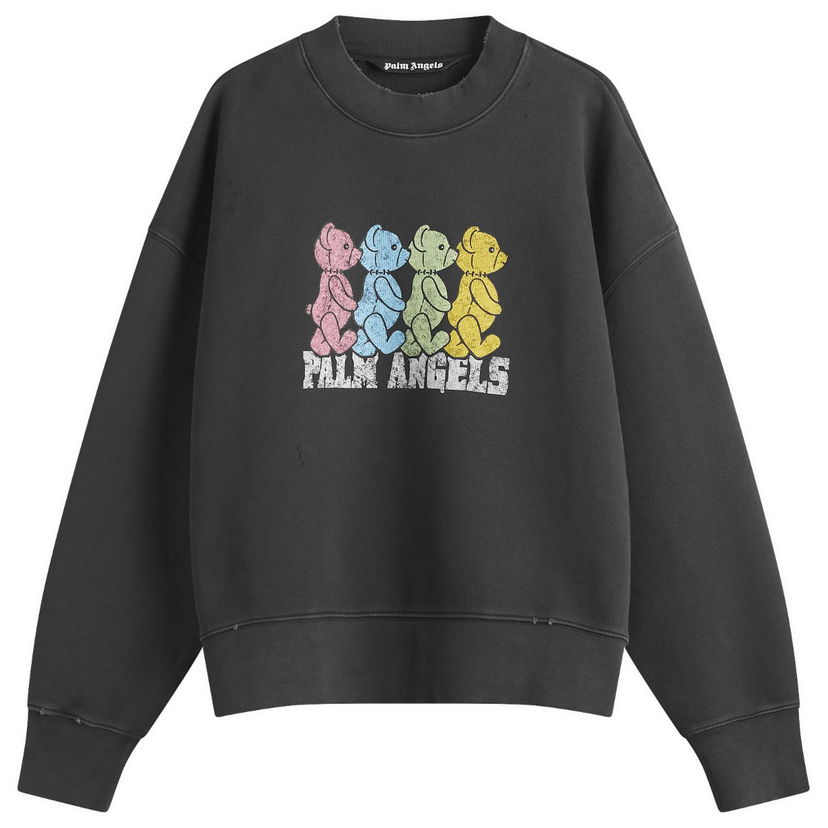 Cветр Palm Angels Palm Angels Crossroad Bears Crew Sweat, Size Large чорний | PMBA026S25FLE0041084