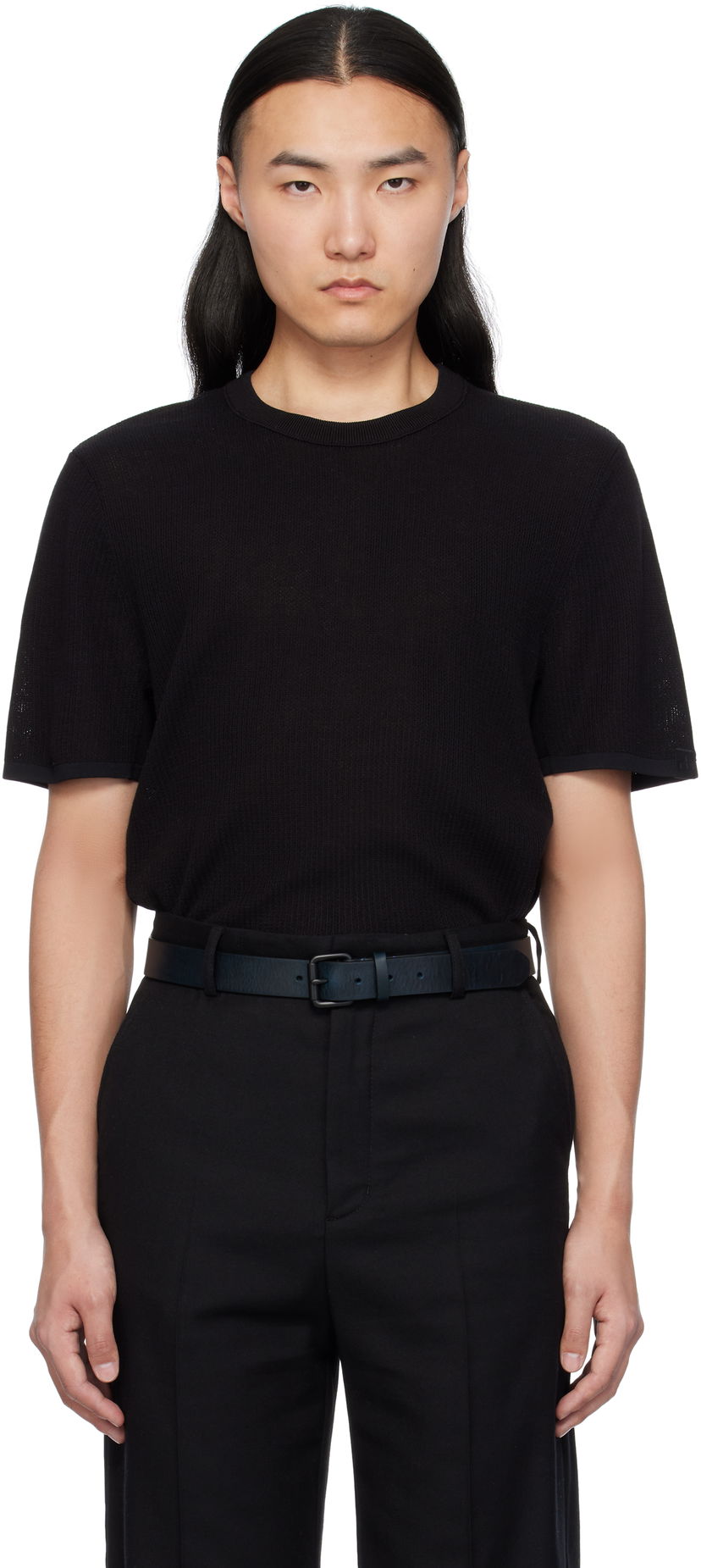 Футболка rag & bone rag & bone Harvey Crewneck T-Shirt чорний | MBS25S024BC24
