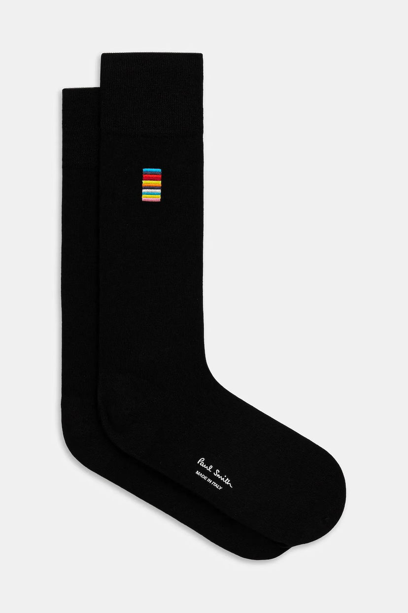Шкарпетки Paul Smith Paul Smith Socks with Colorful Stripe Detail чорний | M1A.380CI.P077