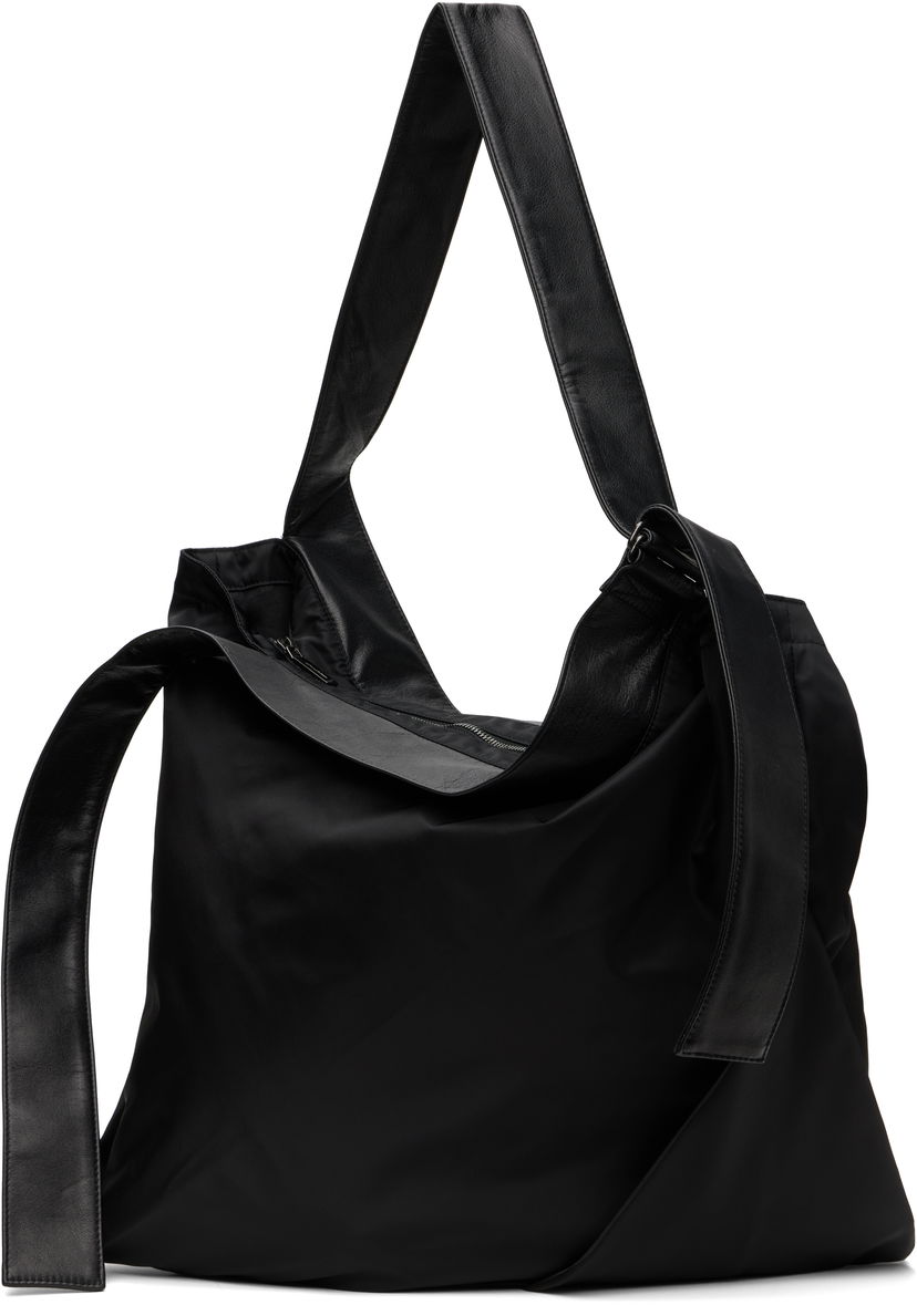сумка-тоут Yohji Yamamoto YOHJI YAMAMOTO Drape Belt Tote чорний | DP-I36-831